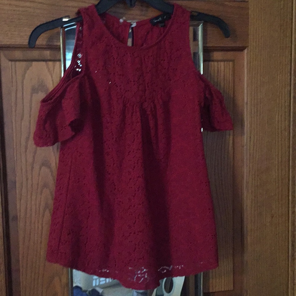 laced off the shoulder blouse
